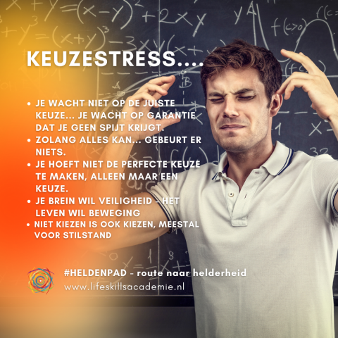 Keuzestress Burn out