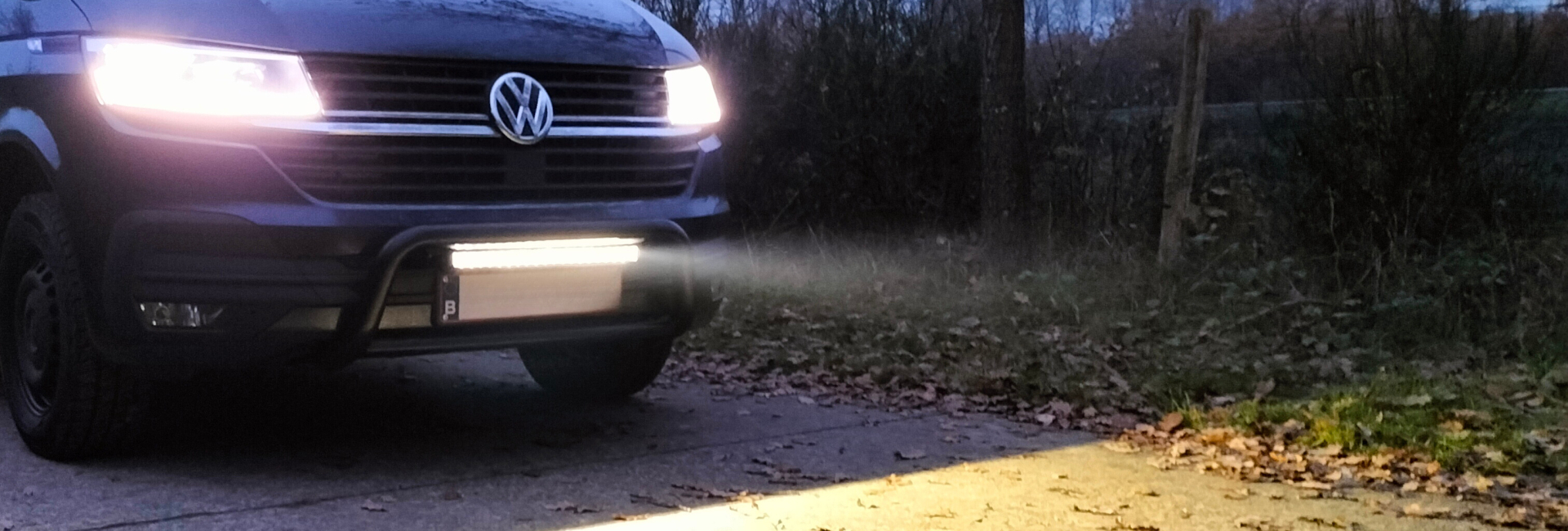 led-balk op volkswagen transporter