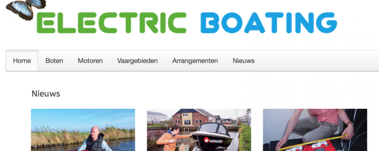 Pers bericht Electric boating