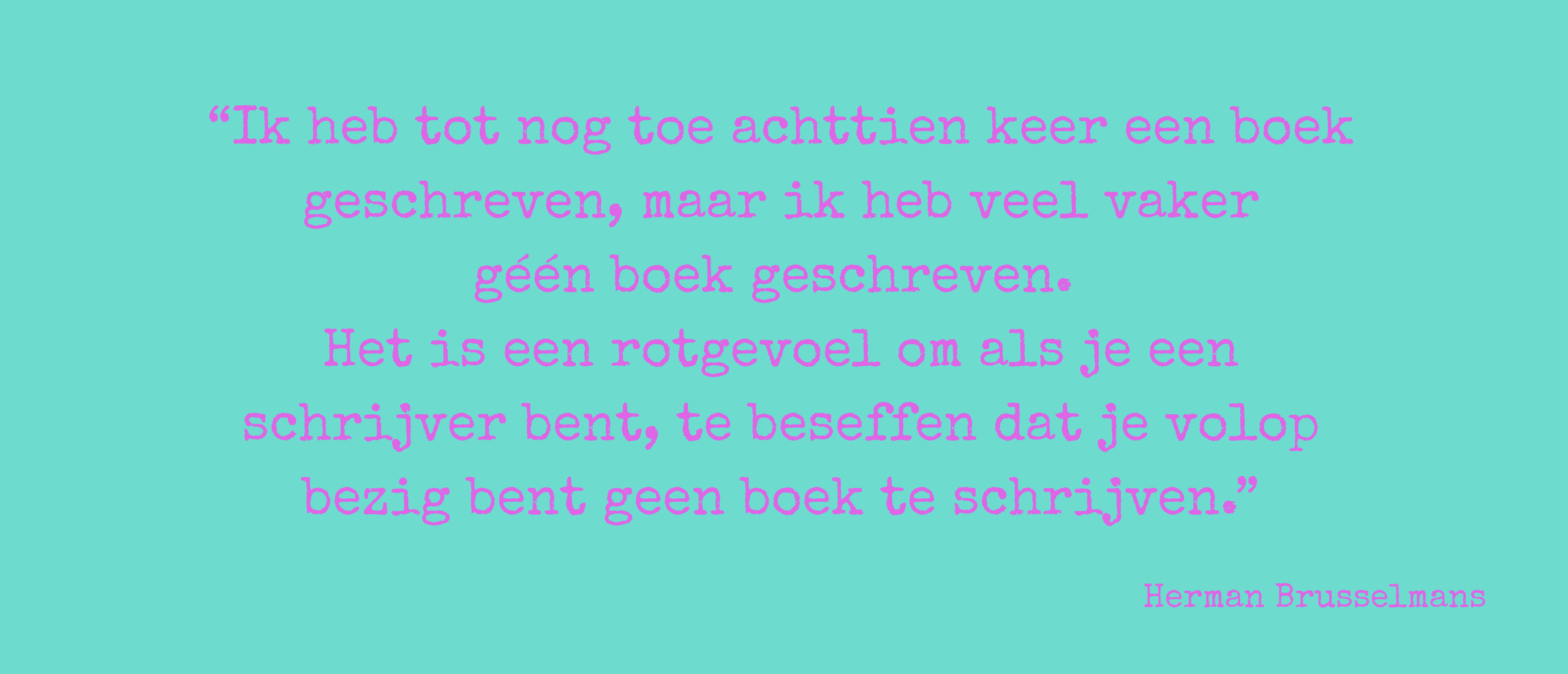 Je wilt een boek schrijven, maar je schrijft het niet. Dat voelt ongemakkelijk.