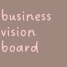 cursus Business Vison Board