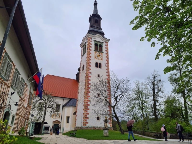 Bled Island church visit