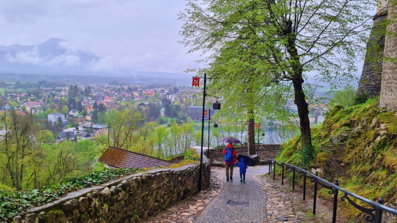 Visit Bled Castle with children