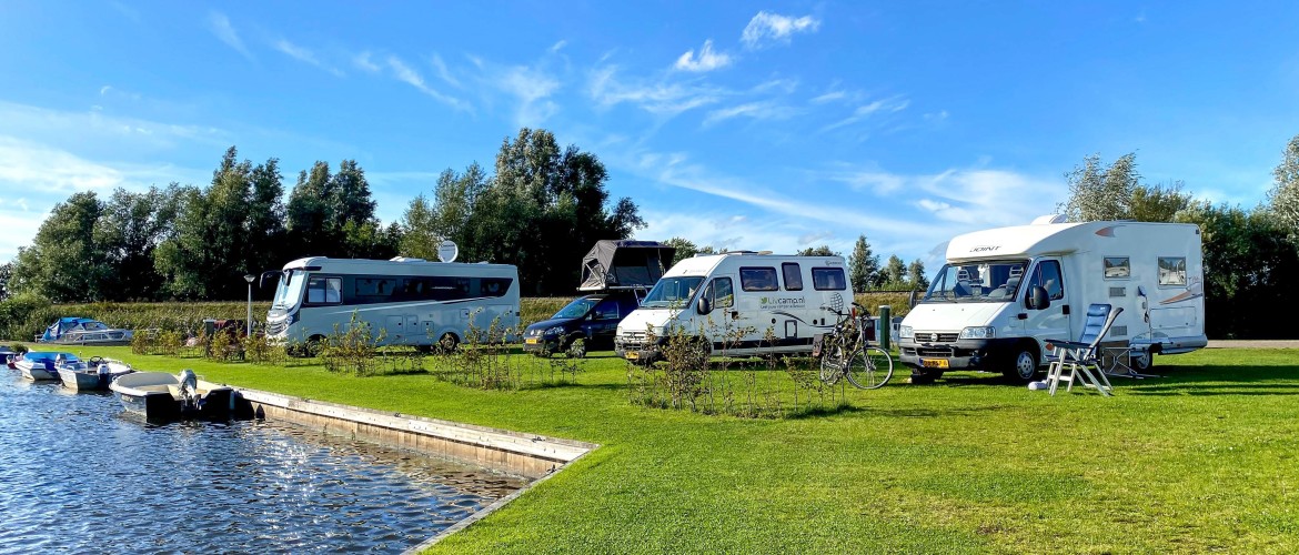 Camperplaats Kuikhorne direct aan de Friese wateren