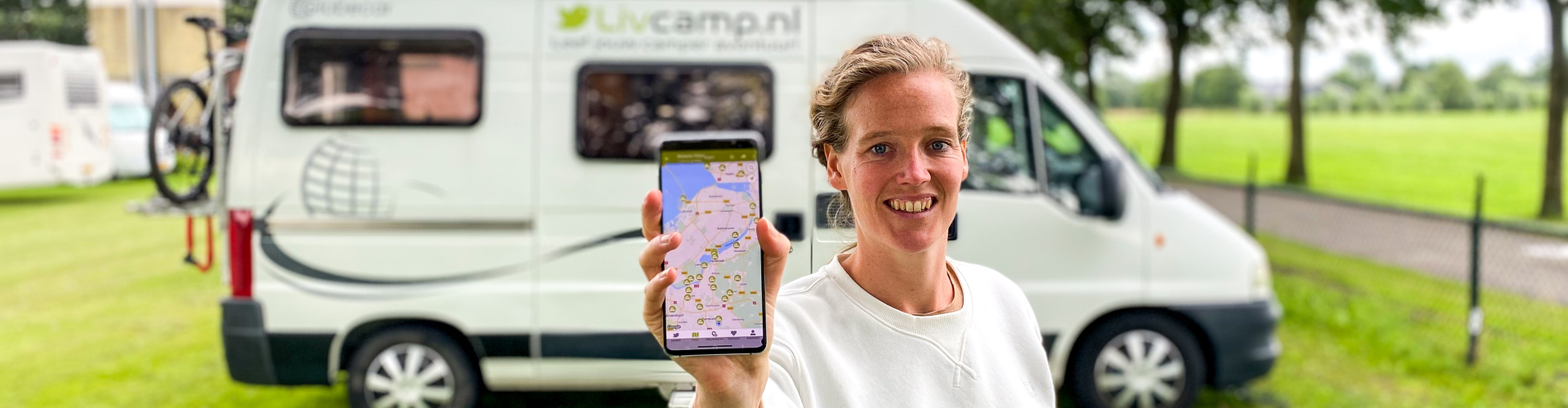 Livcamp camperplaatsen app