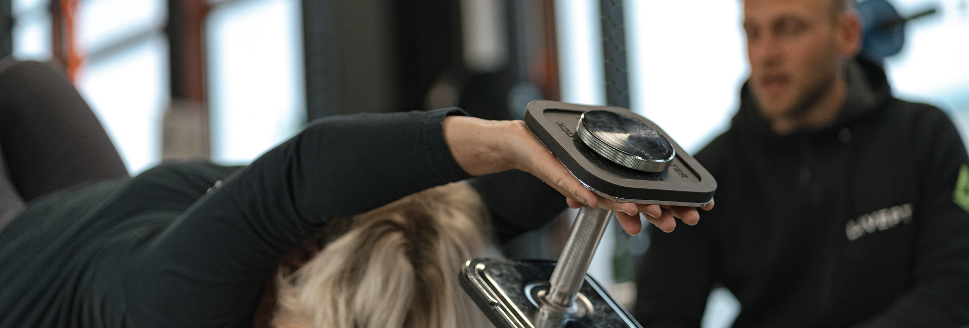 livept senior coach Jurgen Zeeders tijdens een personal training van één van zijn klanten