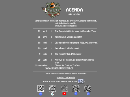 Agenda Lifestyle Motowear maart 2025
