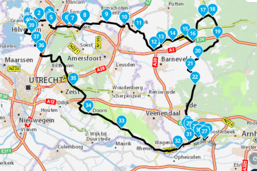 Lifestyle Motowear LM17 rit 176 km 4u20m met 2 stops