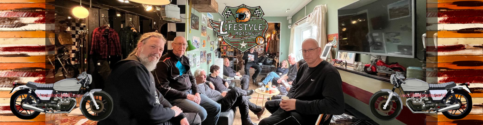 Lifestyle Motowear Motorrijden is Gezelligheid Lifestyle Motowear Motorrijden is Gezelligheid