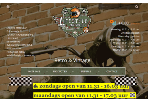 Niet alles wat in de winkel is staat in de webshop