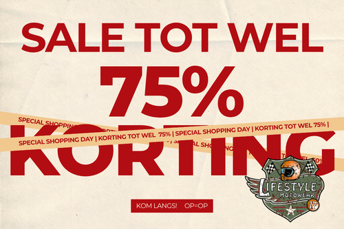 Motorkleding Sale bij Lifestyle Motowear tot wel 75 procent korting Motorkleding Sale bij Lifestyle Motowear tot wel 75 procent korting