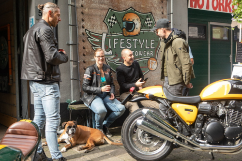 Motorrijden motorrit tussenstop