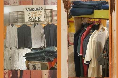 Designer herenkleding -75% korting! Overhemden €15, jeans €25, T-shirts €10. Kwaliteitsmerken, uitverkoop. Lifestyle Motowear Hilversum.