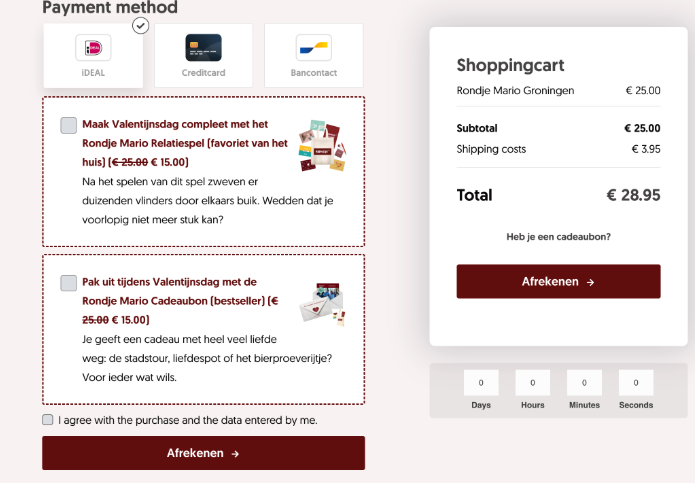 checkout verbeteren voor meer resultaat