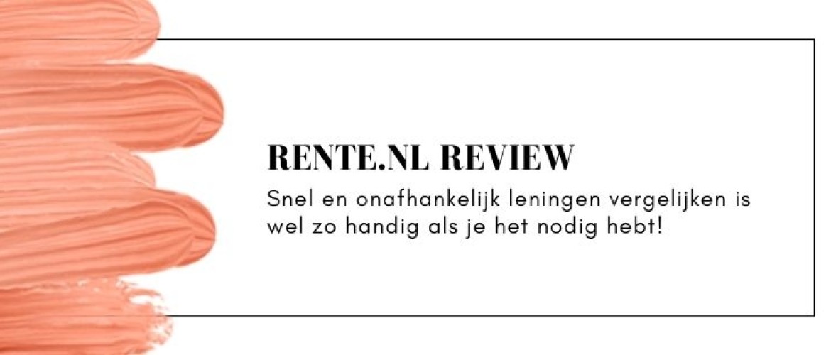 Rente.nl Review & Ervaringen: dit is pas slim leningen vergelijken!