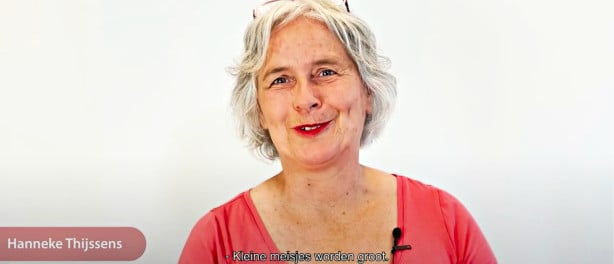 Hanneke pitcht voor een baan in het onderwijs