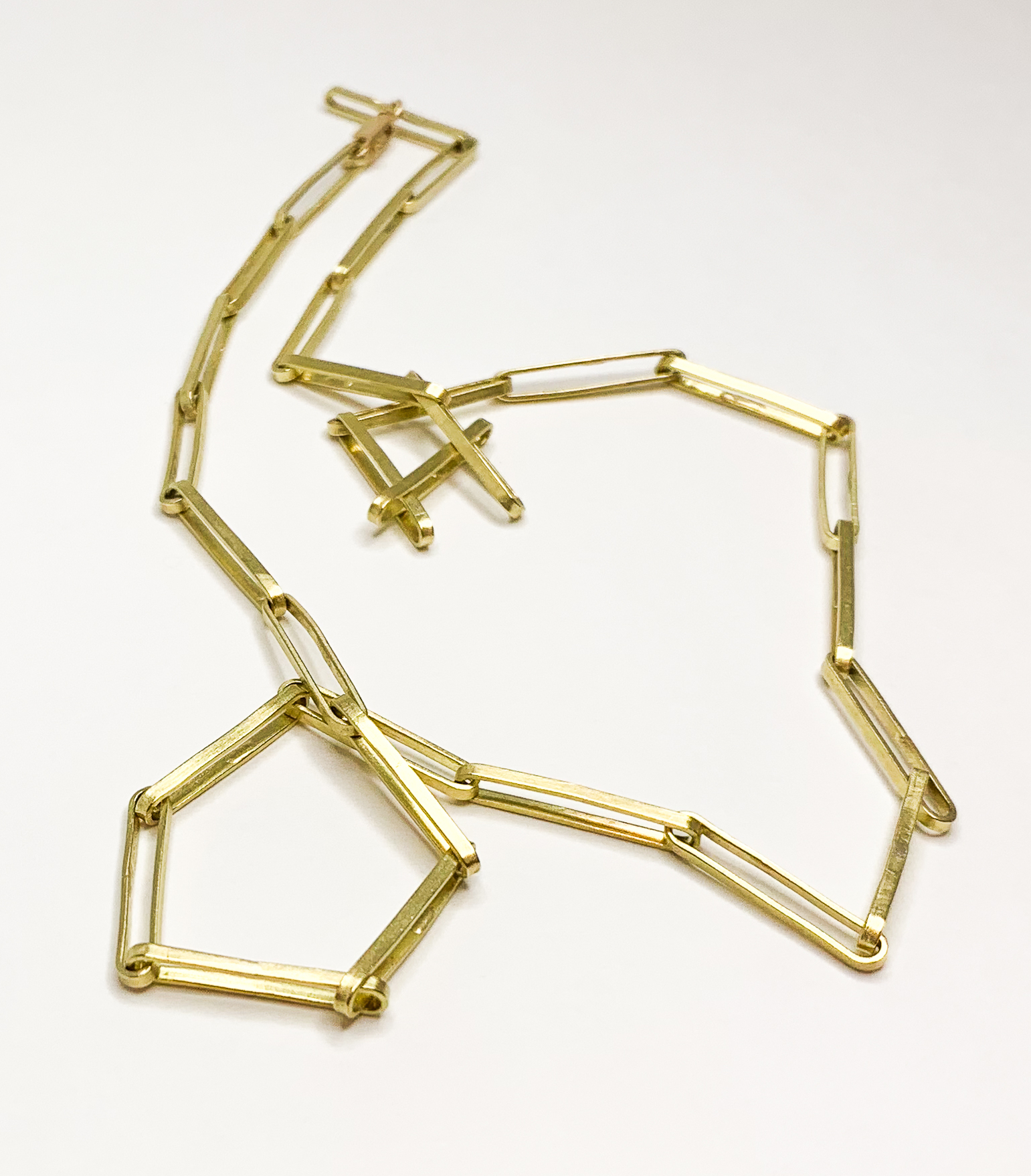 Halssnoer mat goud null