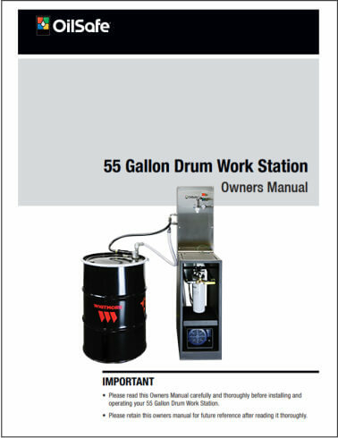 OilSafe 55-gallon drum work station