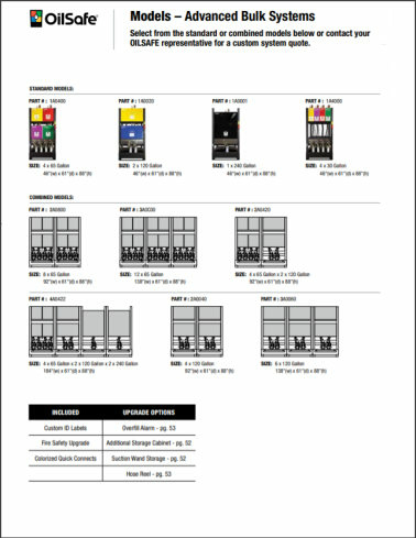 OilSafe advanced bulk system