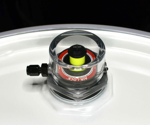 Air-Lock® keeps your drums sealed and secure Air-Lock® keeps your drums sealed and secure with a patented pressure system and visual indicator.