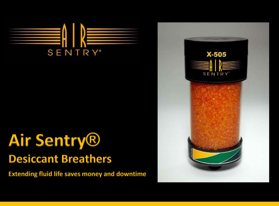 Air Sentry desiccant breathers