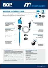 Bop20-60 battery operated pump