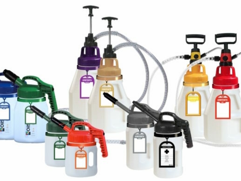 Colour coded OilSafe lids and drums Colour coded OilSafe lids and drums