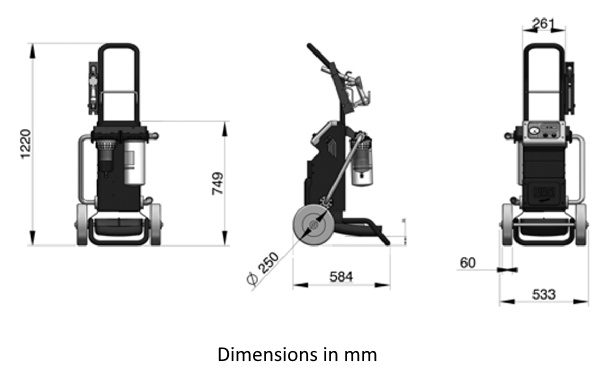 Decolube m twin dimensions filterunit