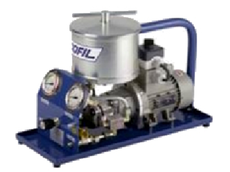 Decolube online filter unit