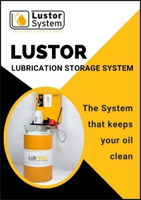 Lustor lubrication storage system - wall mounted