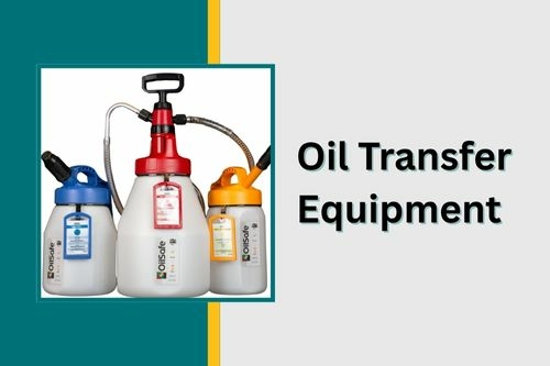 Oil Transfer Equipment Color-coded lubrication transfer containers and dispensing lids for industrial fluid management and contamination control