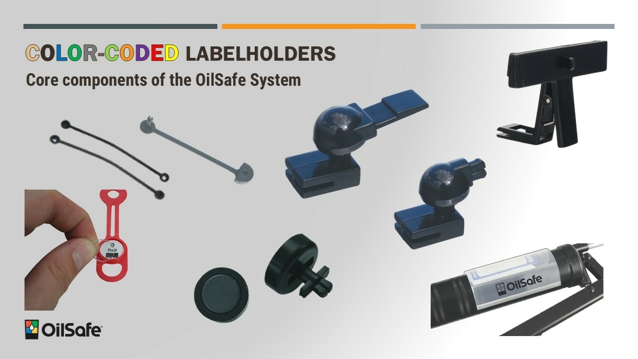 OilSafe colour coded labelholders