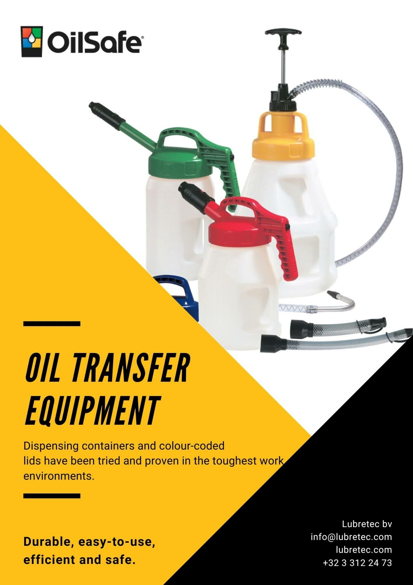 OilSafe oil transfer equipment