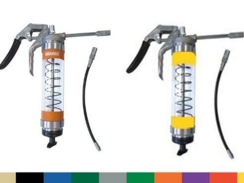 OilSafe pistol clear body grease gun OilSafe pistol clear body grease gun