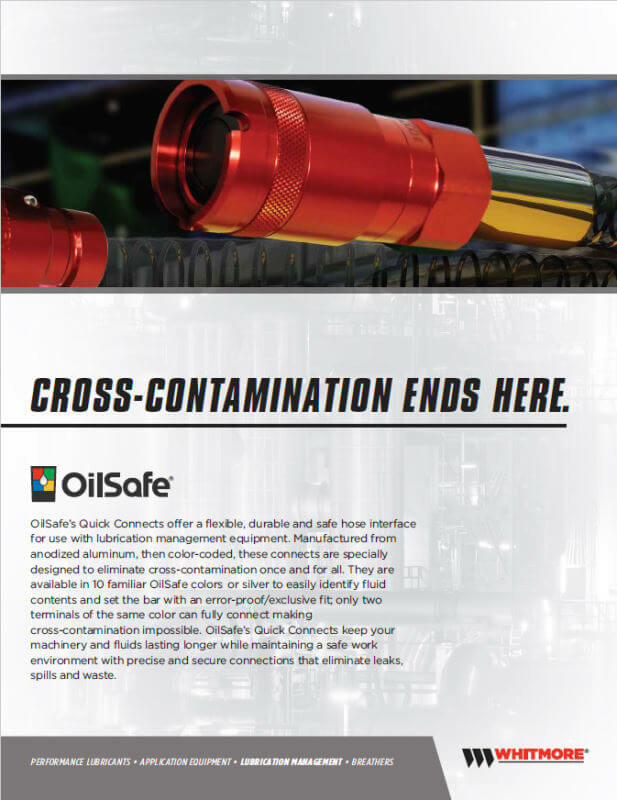 OilSafe quick connects