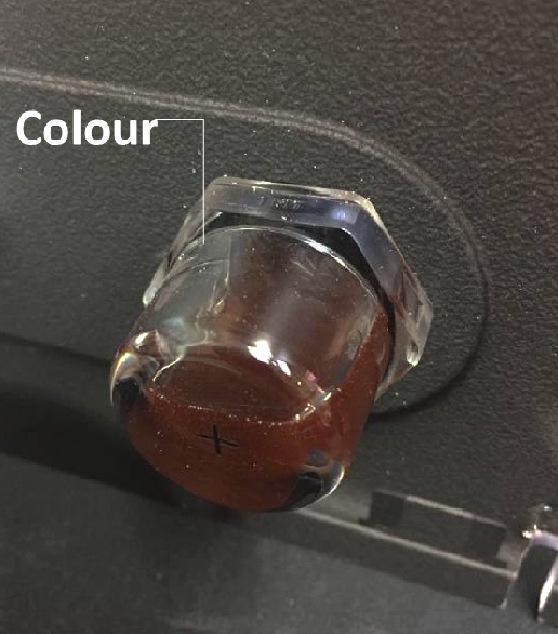 Oil sight glass - colour Oil sight glass - colour