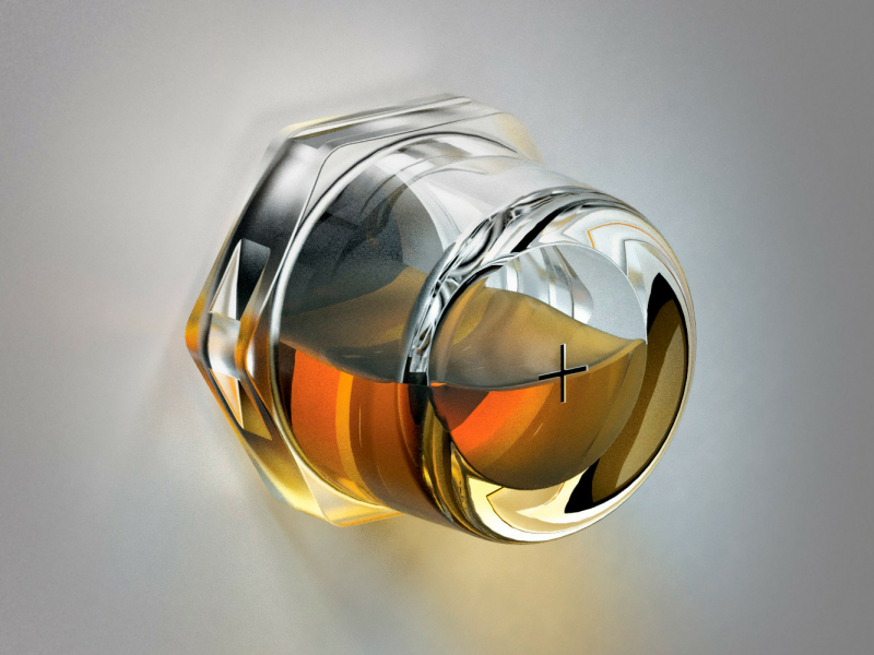 Oil sight glass (3d-bulllseye) Oil sight glass (3d-bulllseye)