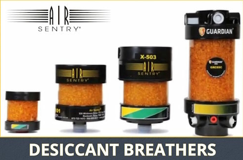 Air Sentry breather specification charts