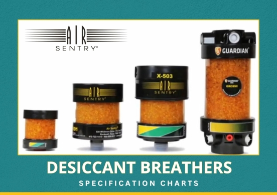 Specification charts breathers Air Sentry