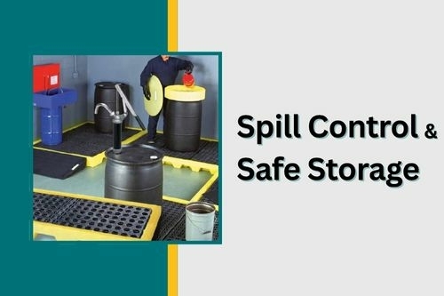 Spill control and safe storage Spill control and safe storage