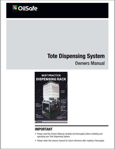OilSafe Tote dispensing system