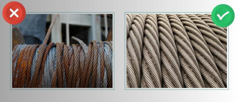 Wire rope lubrication Wire rope lubrication