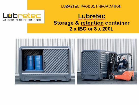 Storage and retention container 2 IBC Storage and retention container 2 IBC