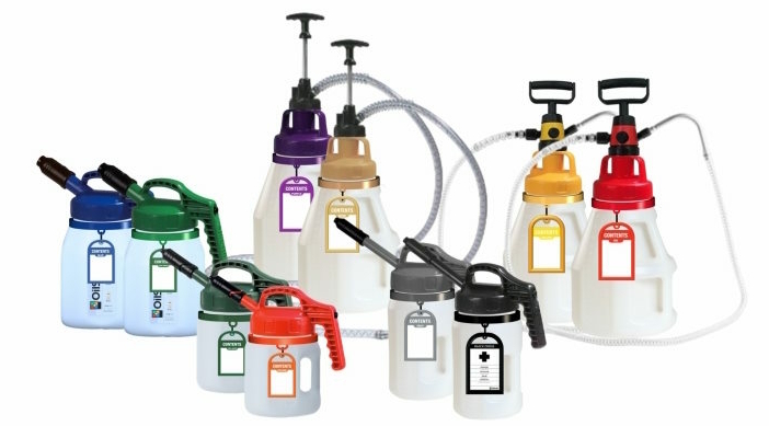 Colour coded OilSafe lids and drums Colour coded OilSafe lids and drums