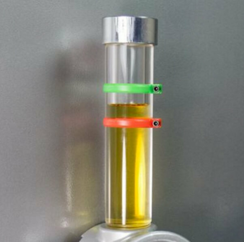The column sight glass The column sight glass