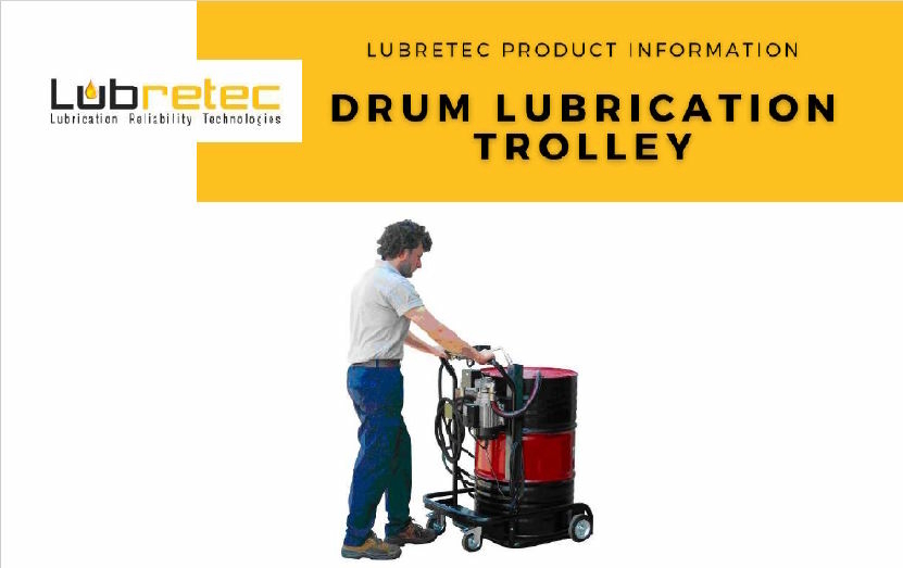 Drum lubrication trolley