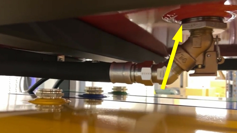 fusible link located on the underside