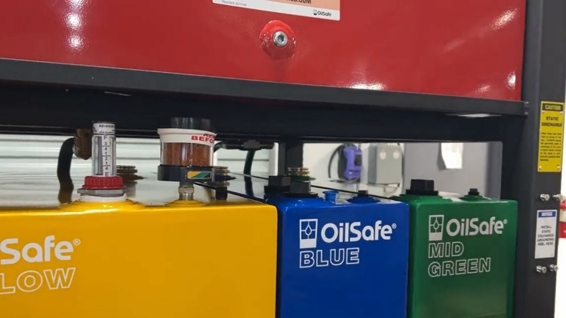 Installing the desiccant breather and adapter