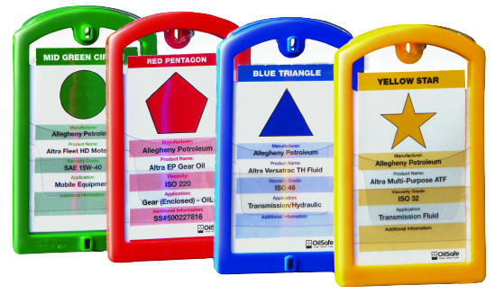 OilSafe label holders