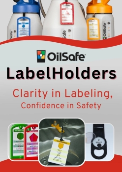 OilSafe label holders